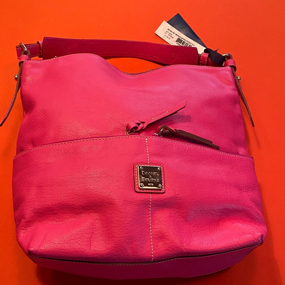 Dooney & Bourke Vibrant Pink Hobo Bag
